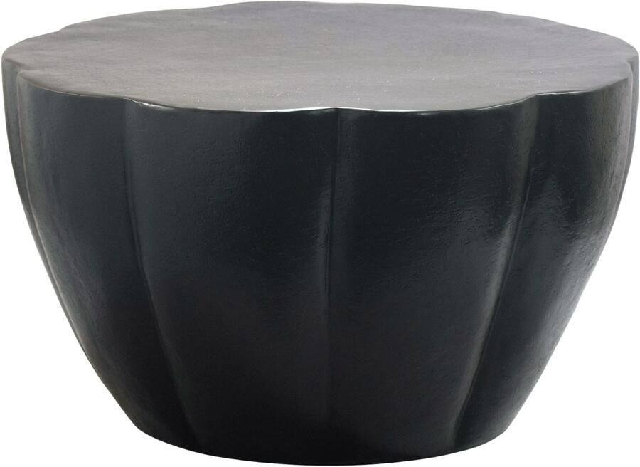 Wohnling Salontafel aluminium zwart 60 cm rond