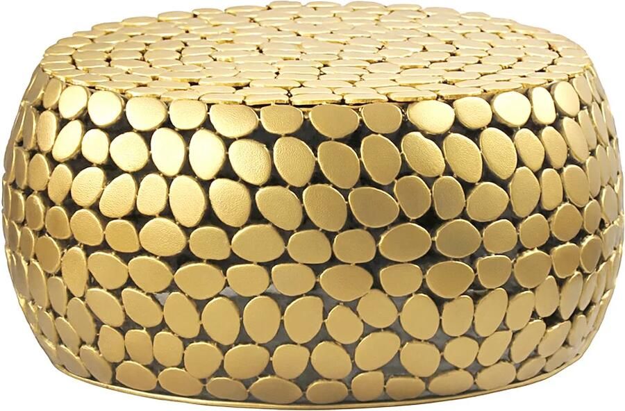 Wohnling Salontafel goud aluminium 66x66 cm - Foto 2