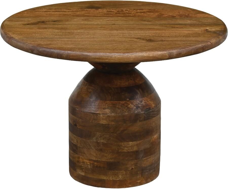 Wohnling Salontafel mangohout 60 cm rond WL7.434