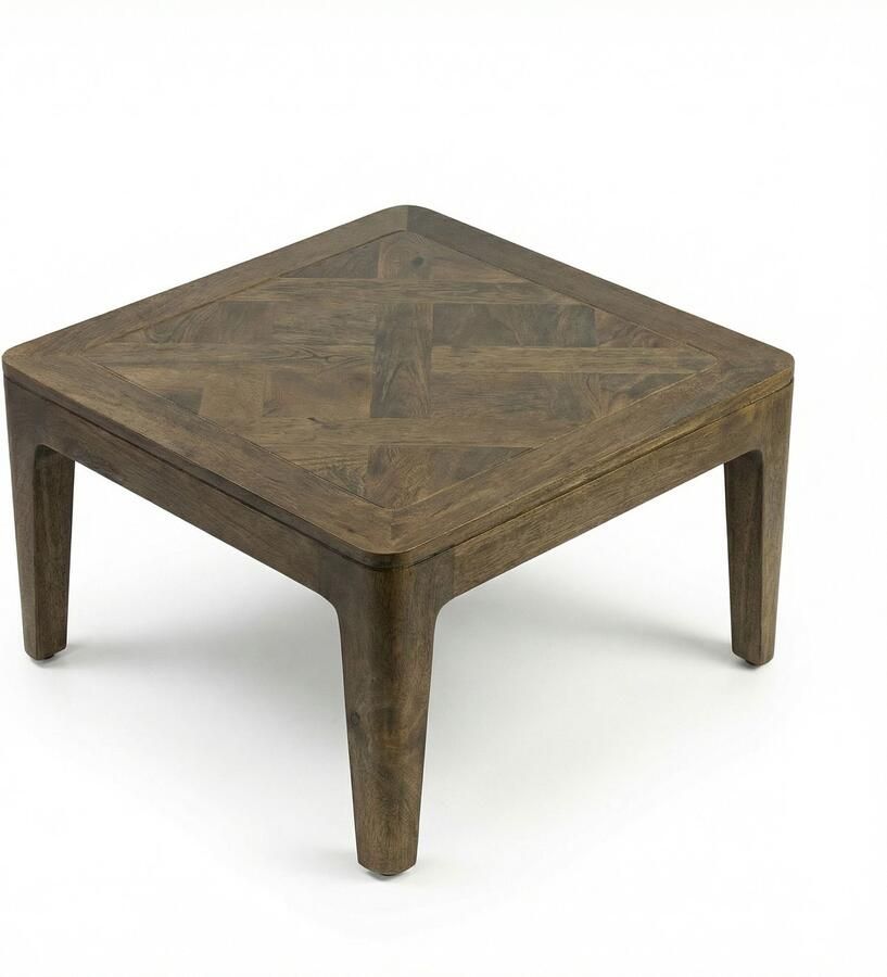 Wohnling Salontafel mangohout walnoot 60 cm