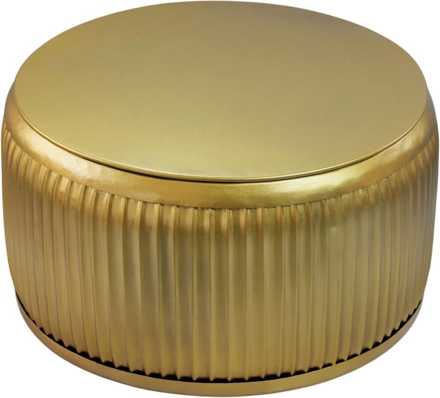 Wohnling Salontafel metaal goud 60 cm afneembaar