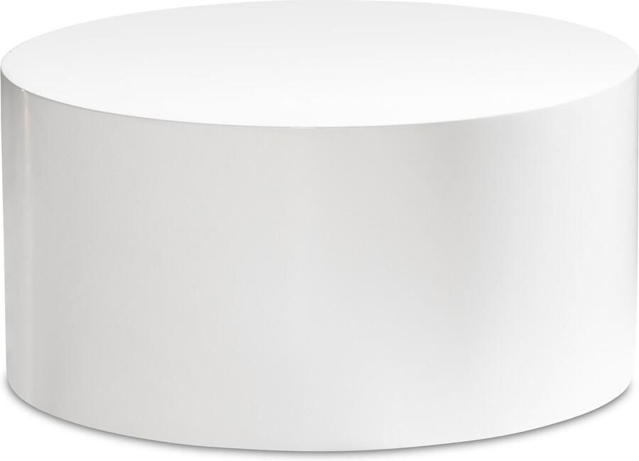 Sky Style Monobloc Hoogglans Wit Salontafel Rond