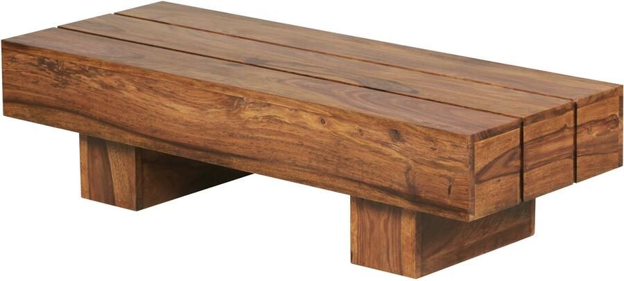 Wohnling Salontafel sheeshamhout bruin 120 cm breed - Foto 2