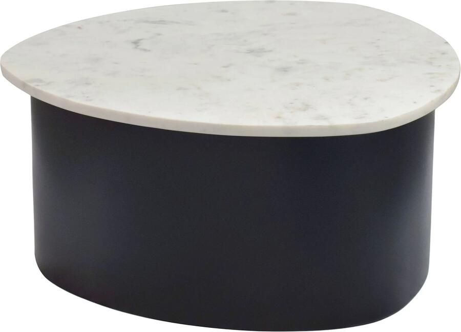 Wohnling Salontafel zwart marmer 63 cm rond