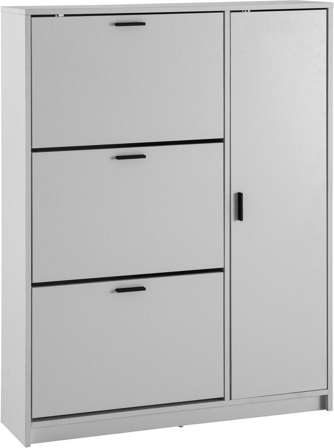 Sky Style Mova 4-Deuren Schoenenkast Wit - Foto 2
