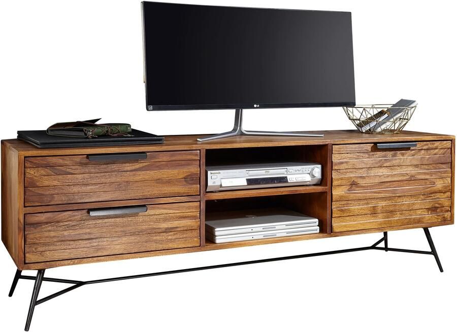 Wohnling Tv-meubel NISHAN sheeshamhout 160 cm