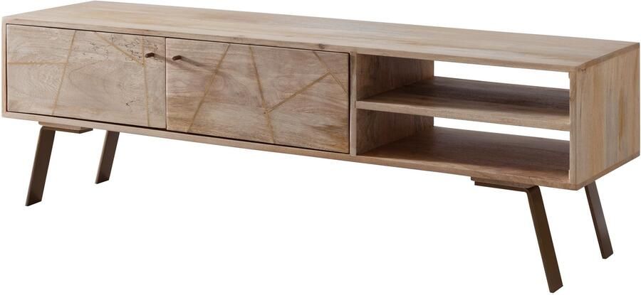 Wohnling Tv-meubel SIKAR mangohout 145x47 cm