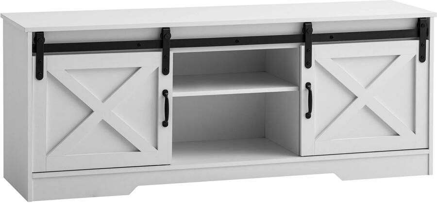 Wohnling Tv-meubel TV- wit 150x60x40 cm