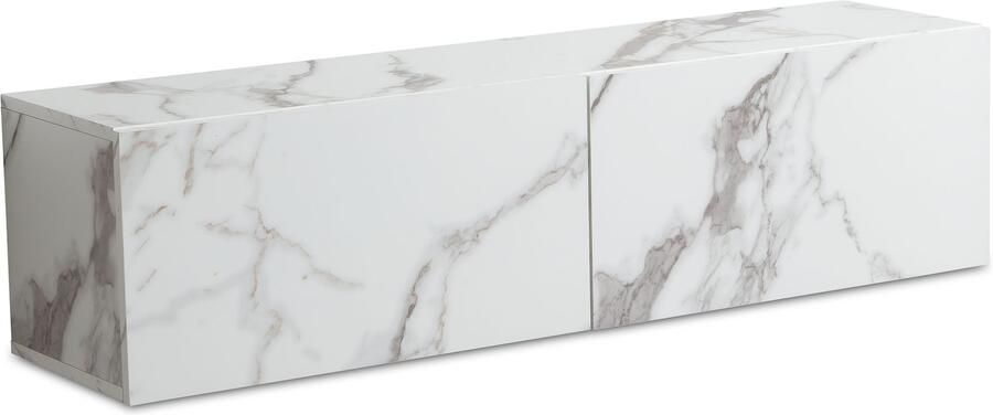 Wohnling Tv-meubel wit 120 cm breed hangend