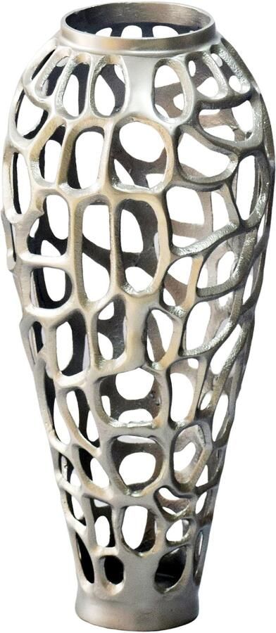 Wohnling Vaas aluminium zilver 85 cm hoog