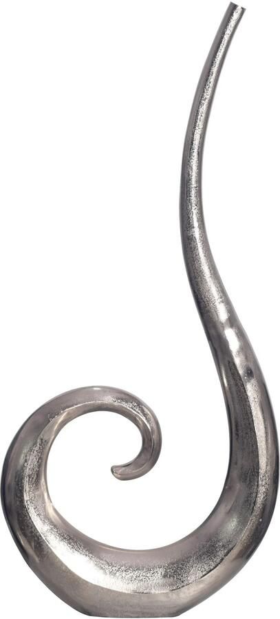 Wohnling Vaas zilver aluminium spiraal 100 cm