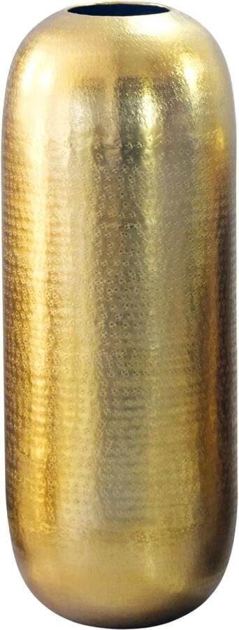 Wohnling Vloervaas aluminium goud 75 cm hoog