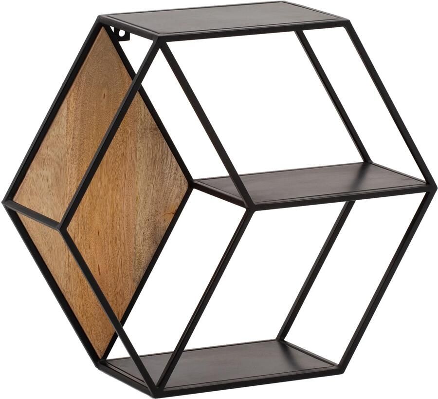 Wohnling Wandplank mangohout 60 cm breed WL6.764
