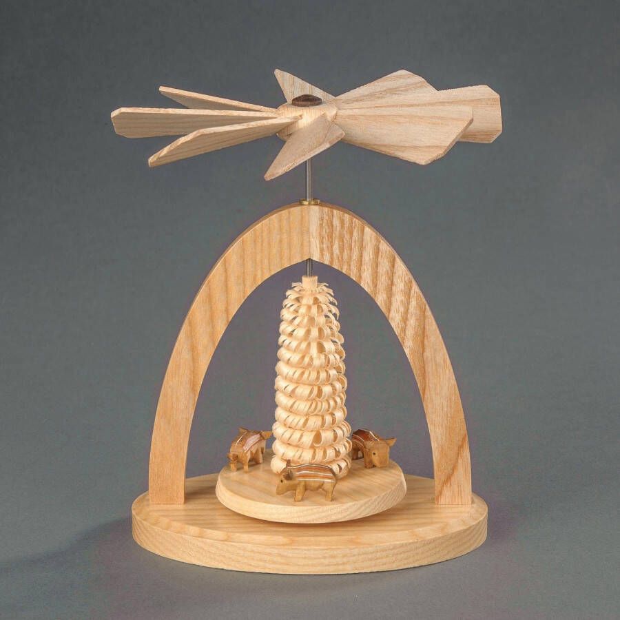 Albin Preissler Kerstpiramide Warmtemobile wildzwijnbiggen kerstversiering