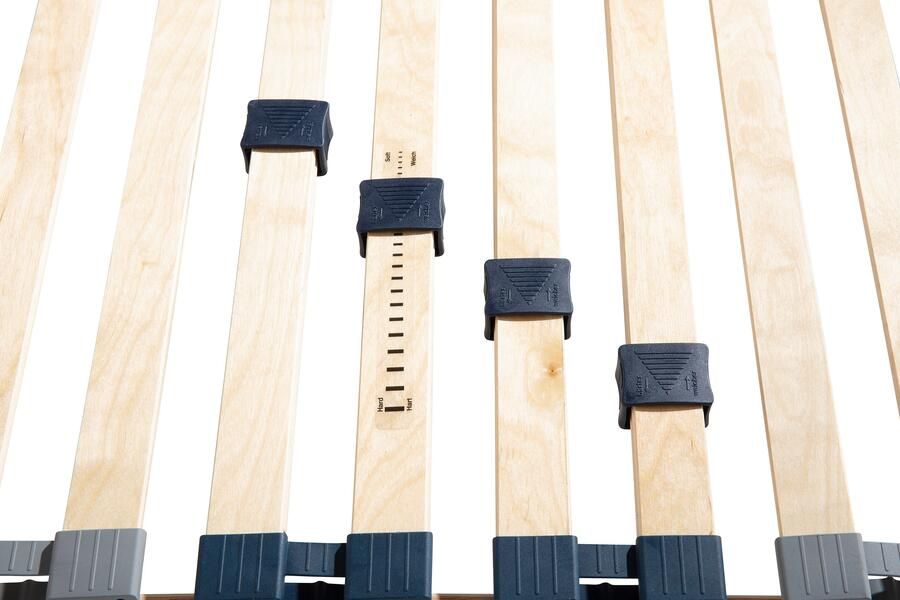 Älgdröm Lattenbodem Randsfjord 90x200 140x200 cm en andere maten Lattenbodem voor alle matrassen duurzaam ergonomisch 7-zone (1 stuk) - Foto 2