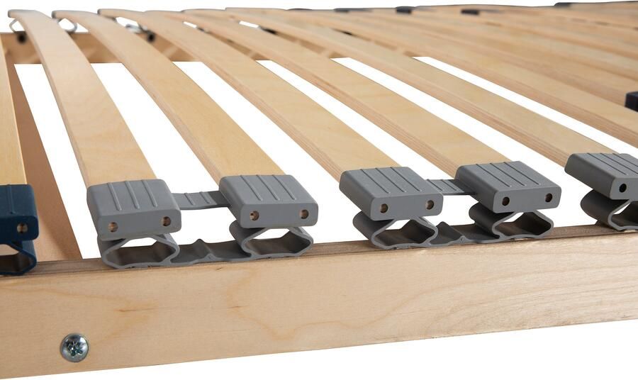 Älgdröm Lattenbodem Randsfjord 90x200 140x200 cm en andere maten Lattenbodem voor alle matrassen duurzaam ergonomisch 7-zone (1 stuk) - Foto 5