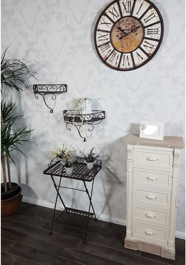 Ambiente Haus Decoratief wandrek Set wandrekken antiek-bruin (1 stuk) - Foto 3