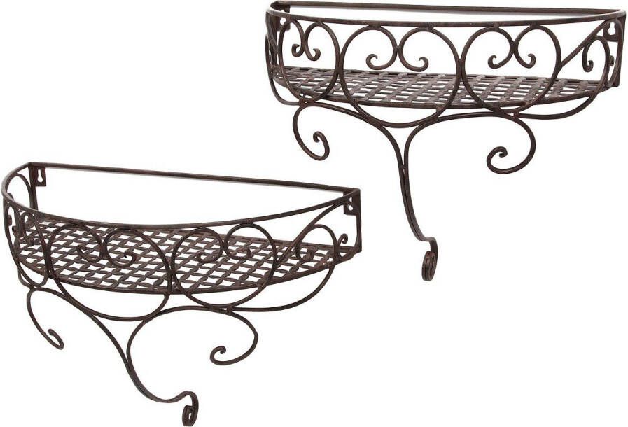 Ambiente Haus Decoratief wandrek Set wandrekken antiek-bruin (1 stuk) - Foto 4