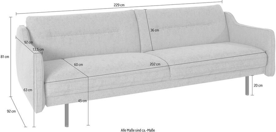 Andas 2 5-zitsbank Nordfyn chic design in 3 stofkwaliteiten design by morten georgsen - Foto 4