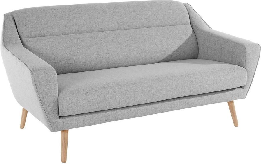 Andas 2-zitsbank Bille met naad in het rugkussen en eikenhouten poten design by morten georgsen - Foto 4