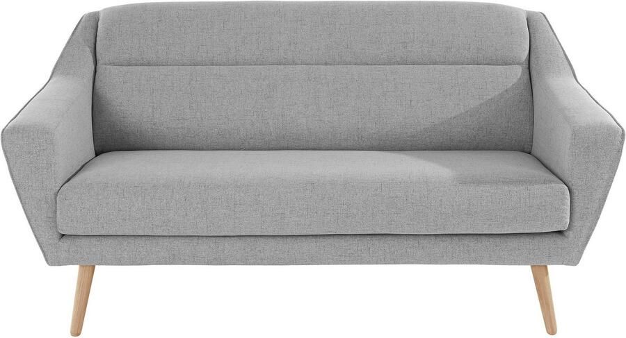 OTTO 2-zitsbank Bille met naad in het rugkussen en eikenhouten poten design by morten georgsen - Foto 8