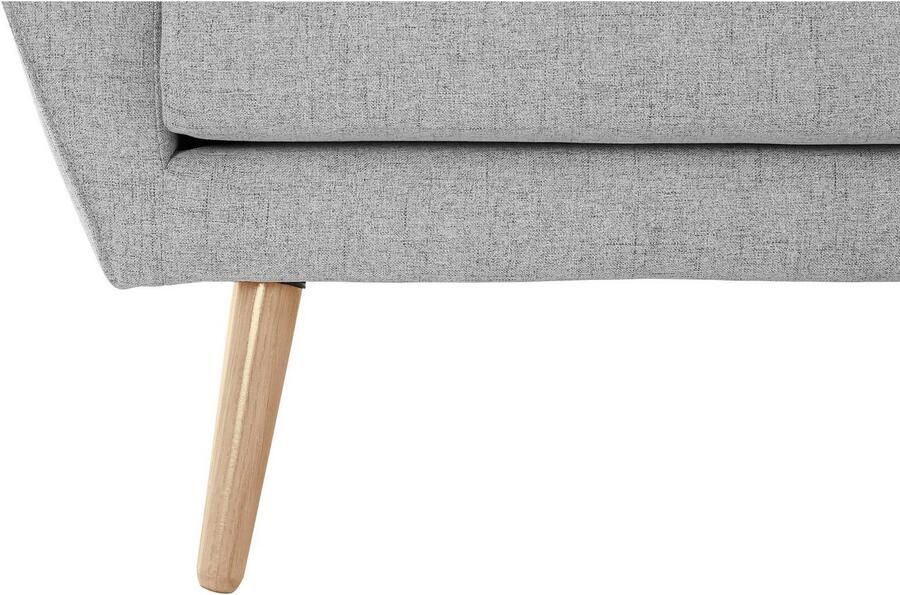 Andas 2-zitsbank Bille met naad in het rugkussen en eikenhouten poten design by morten georgsen - Foto 2