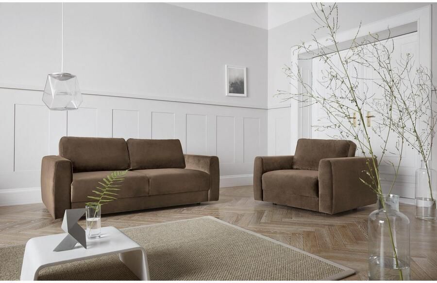 Andas 2-zitsbank Hobro in 3 stofkwaliteiten in vele kleuren design by morten georgsen - Foto 2