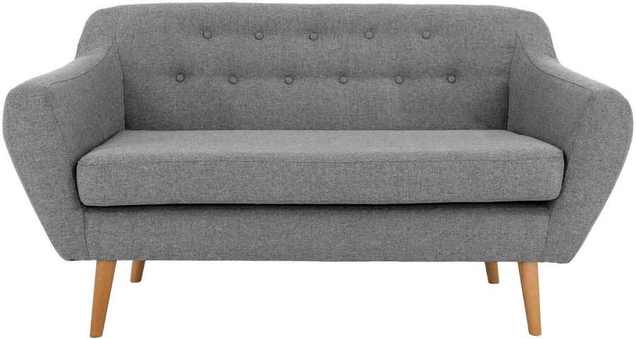 Home affaire 2-zitsbank Hol met capitonnage achter in scandinavische stijl - Foto 5