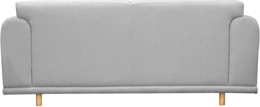 Andas 2-zitsbank Maroon in een scandinavisch design met losse kussens - Foto 5