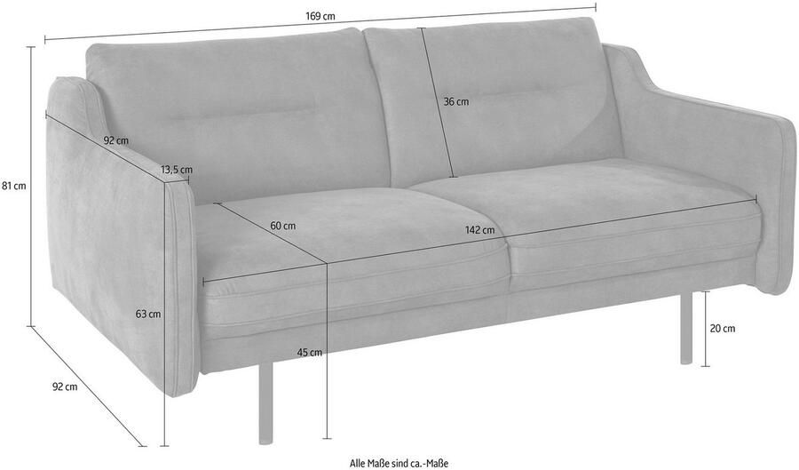Andas 2-zitsbank Nordfyn chic design in 3 stofkwaliteiten design by morten georgsen - Foto 3