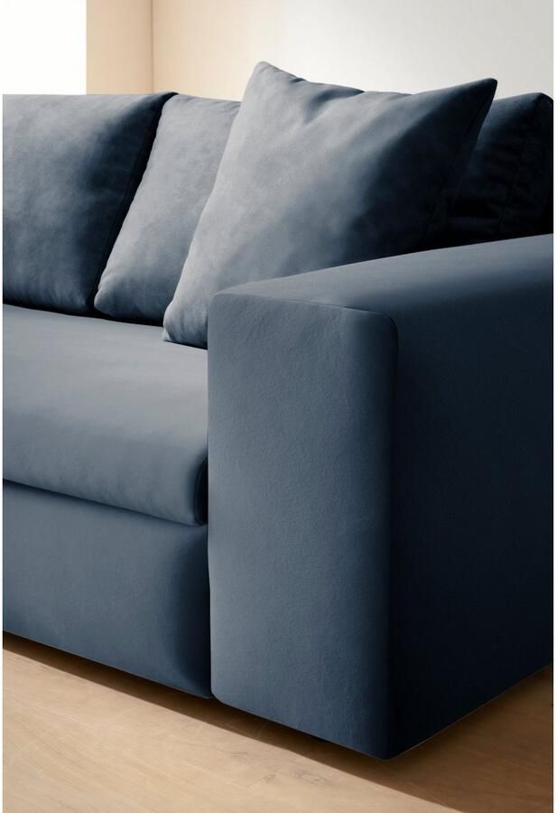 Andas 2-zitsbank SLEETLAND XXL in fluweel of vintage lederlook