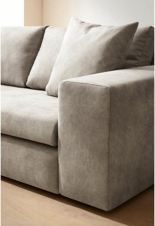 Andas 2-zitsbank SLEETLAND XXL in fluweel of vintage lederlook - Foto 2