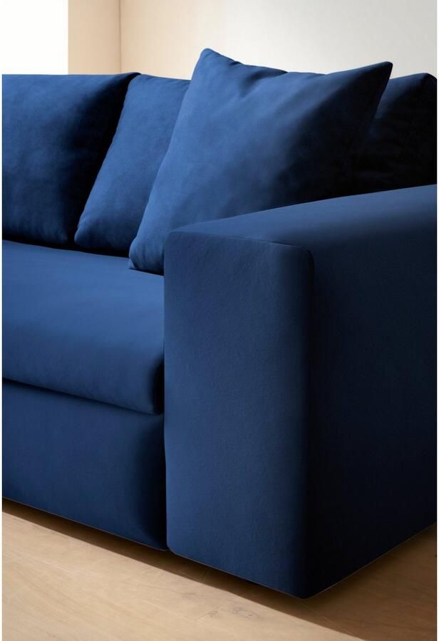 Andas 2-zitsbank SLEETLAND XXL in fluweel of vintage lederlook