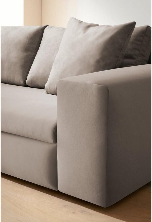 Andas 2-zitsbank SLEETLAND XXL in fluweel of vintage lederlook - Foto 3