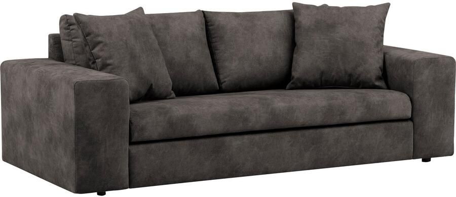 Home affaire 2-zitsbank SLEETLAND XXL in fluweel of vintage lederlook - Foto 8