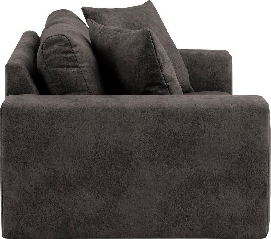 Home affaire 2-zitsbank SLEETLAND XXL in fluweel of vintage lederlook - Foto 2
