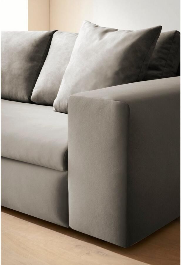 Andas 2-zitsbank SLEETLAND XXL in fluweel of vintage lederlook