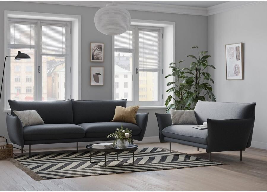 Andas 3-zitsbank Stine Bijzonder design door kussen-look en opstaande naad by Morten Georgsen - Foto 3