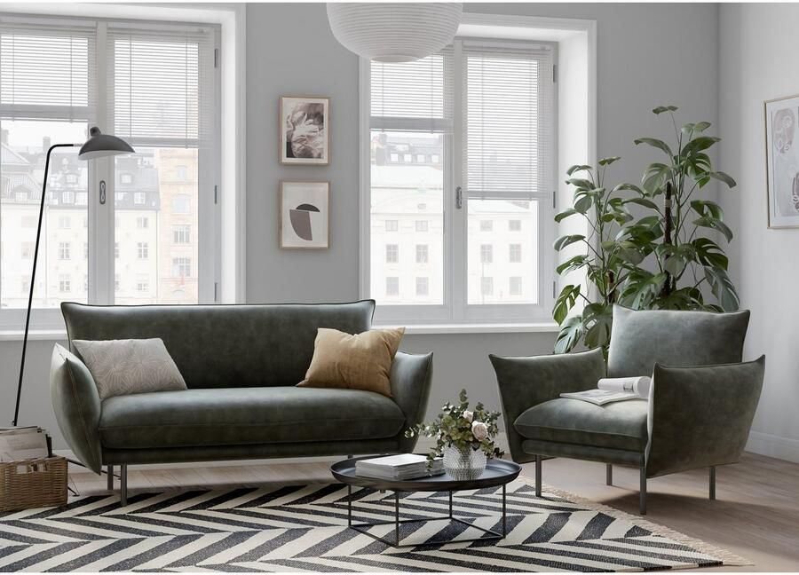 Andas Fauteuil Stine cocktailstoel Bijzonder design door kussen-look en opstaande naad by Morten Georgsen - Foto 4