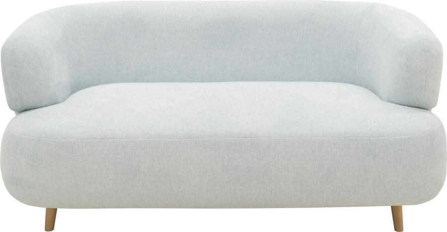 Andas 2-zitsbank Tistam ronde vorm perfecte eenheid organische vorm poten van massief hout - Foto 6