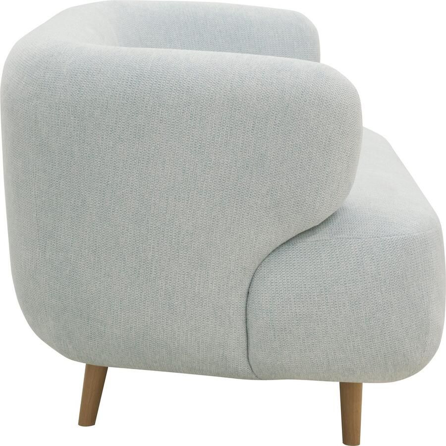 Andas 2-zitsbank Tistam ronde vorm perfecte eenheid organische vorm poten van massief hout