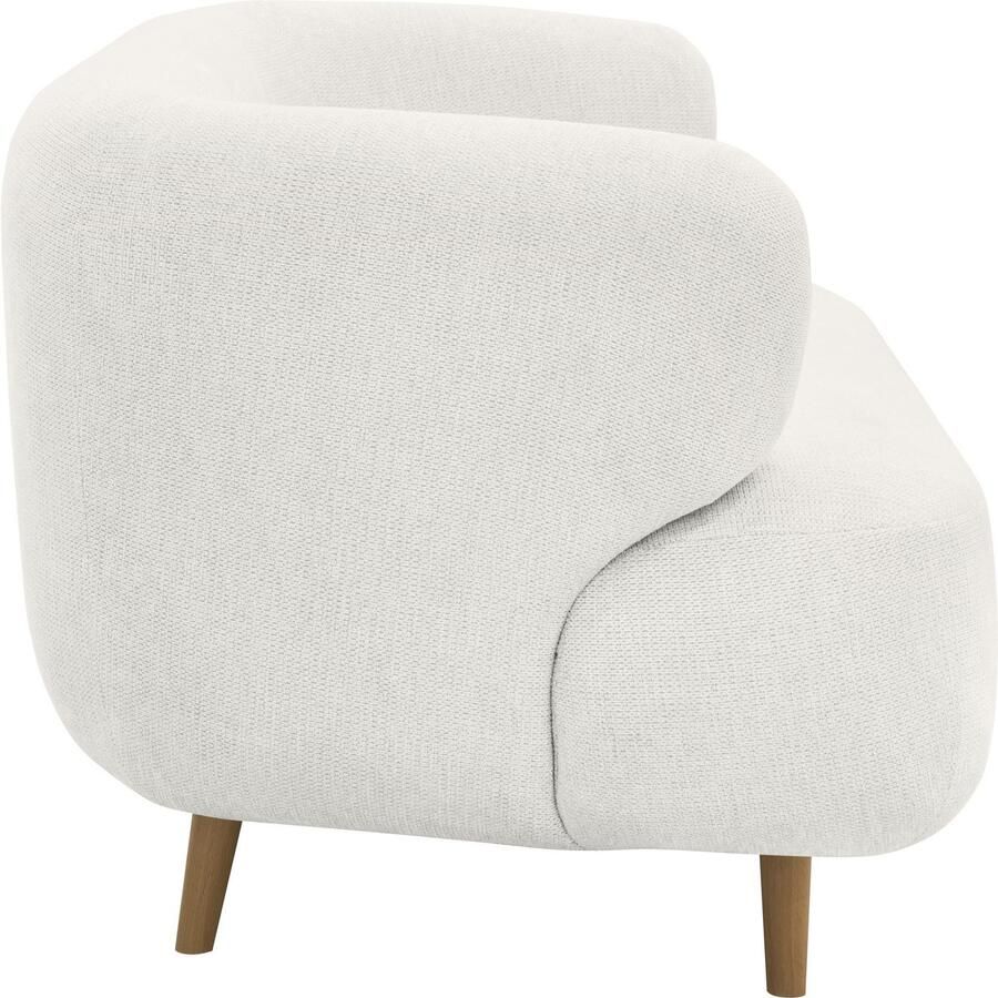 Andas 2-zitsbank Tistam ronde vorm perfecte eenheid organische vorm poten van massief hout