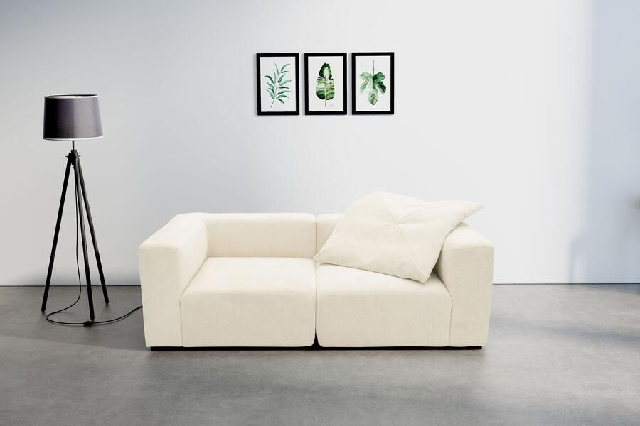 Andas 2-zitsbank Utvik bestaande uit 2 hoekelementen bestaande uit afzonderlijke modules voor individuele samenstelling - Foto 5