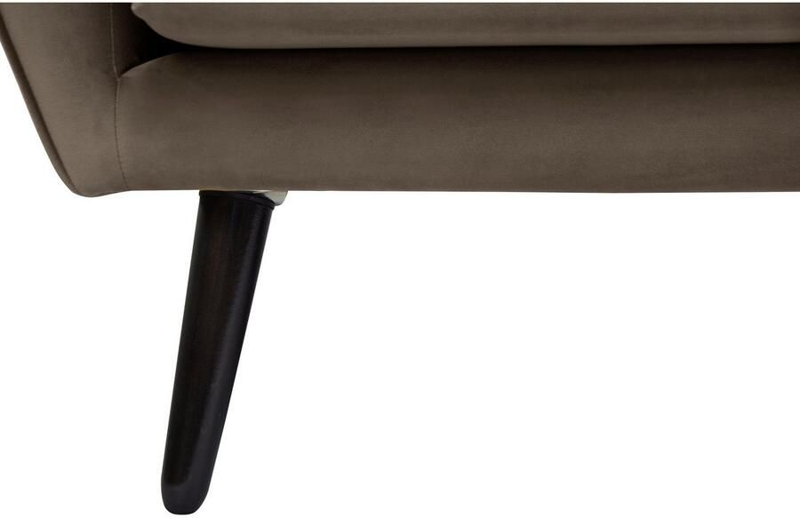 OTTO 3-zitsbank Bille met naad in het rugkussen en eikenhouten poten design by morten georgsen - Foto 2