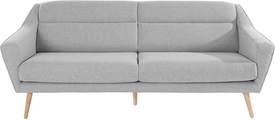 OTTO 3-zitsbank Bille met naad in het rugkussen en eikenhouten poten design by morten georgsen - Foto 8