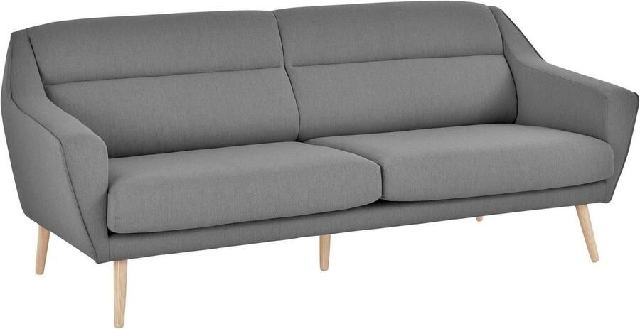 OTTO 3-zitsbank Bille met naad in het rugkussen en eikenhouten poten design by morten georgsen - Foto 6