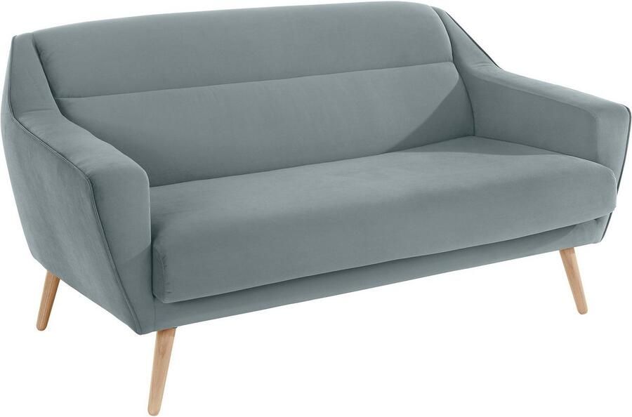OTTO 3-zitsbank Bille met naad in het rugkussen en eikenhouten poten design by morten georgsen - Foto 2