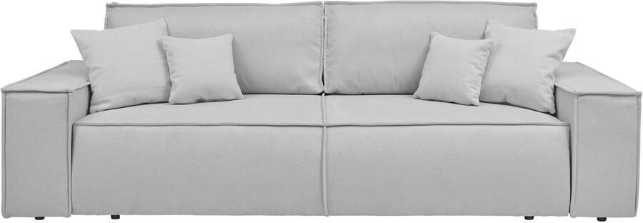OTTO 3-zitsbank FINNLEY Slaapbank 257 cm Couch met Slaapfunctie & Bedlade beschikbaar in de stofkwaliteiten bouclé structuur fijn en mega cord - Foto 14