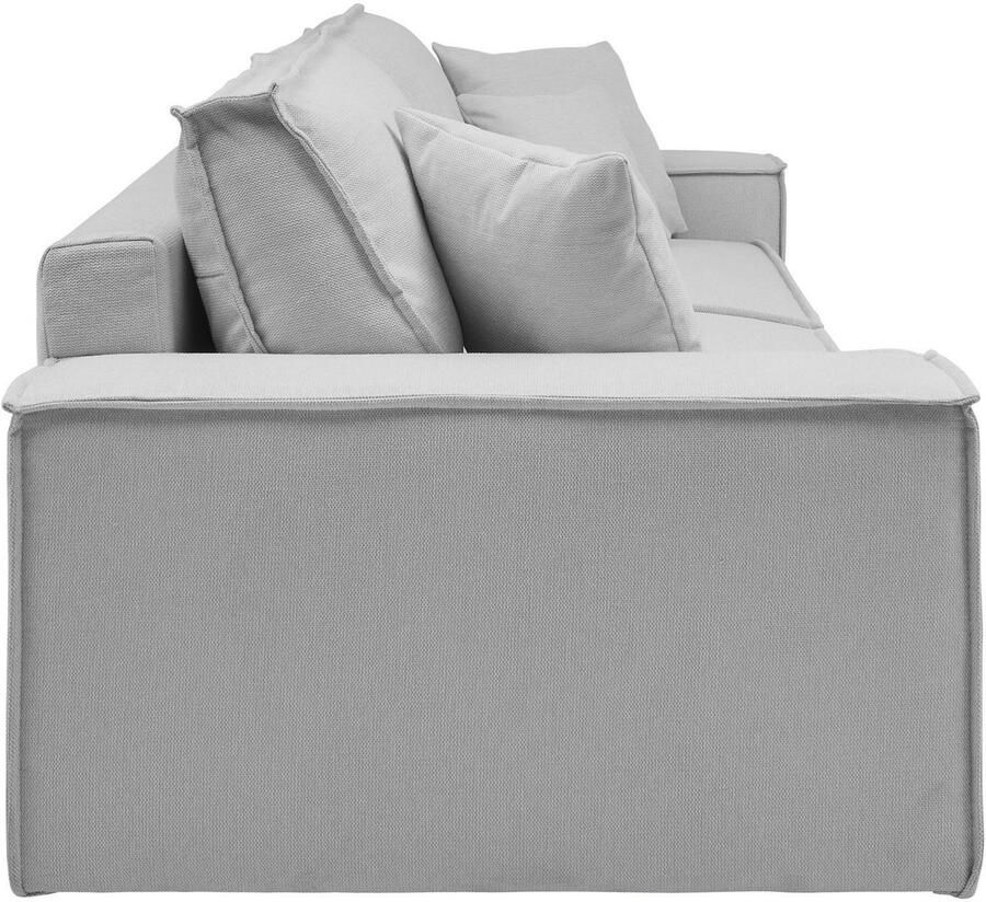 OTTO 3-zitsbank FINNLEY Slaapbank 257 cm Couch met Slaapfunctie & Bedlade beschikbaar in de stofkwaliteiten bouclé structuur fijn en mega cord - Foto 2
