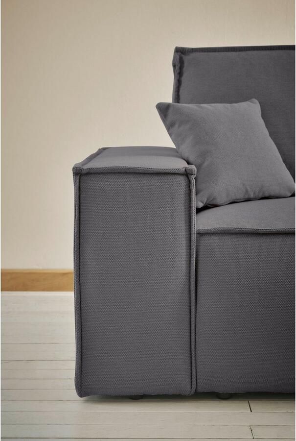 Andas 3-zitsbank FINNLEY slaapbank 257 cm slaapfunctie met bedlade (200 136cm) - Foto 7